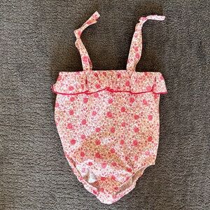 Floral Pink Kids One Piece Bodysuit